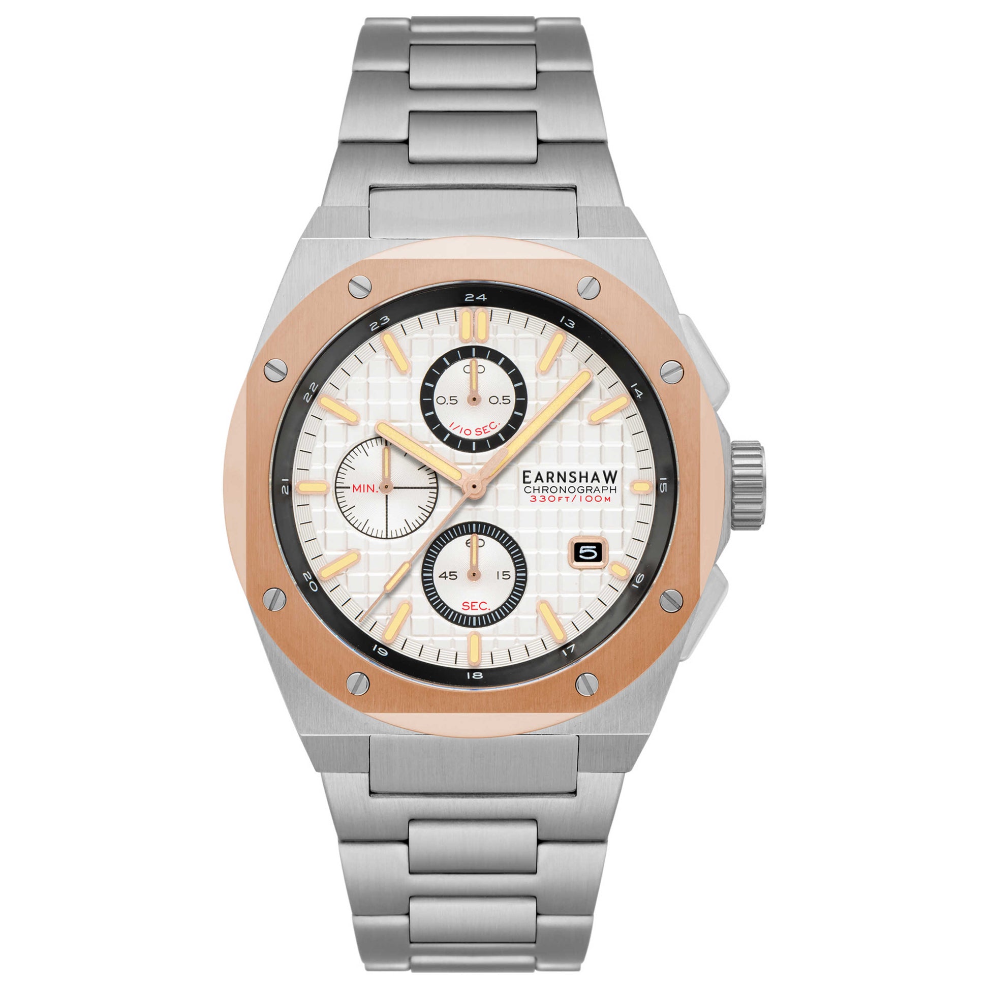 Front view of Thomas Earnshaw Bessemer Men's Quartz Watch ES-8254-22