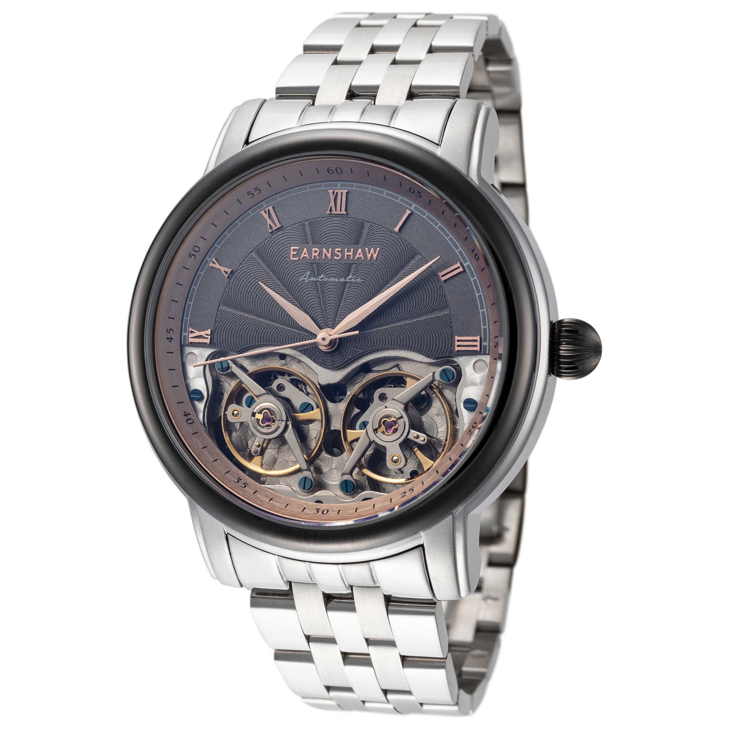 Front view of Thomas Earnshaw Armstrong Men's Automatic Watch ES-8255-44