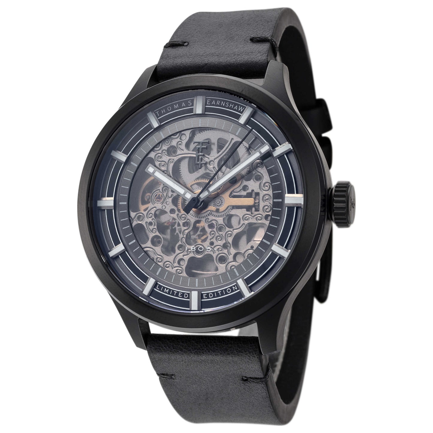 Front view of Thomas Earnshaw Scott Men's Automatic Watch ES-8257-01