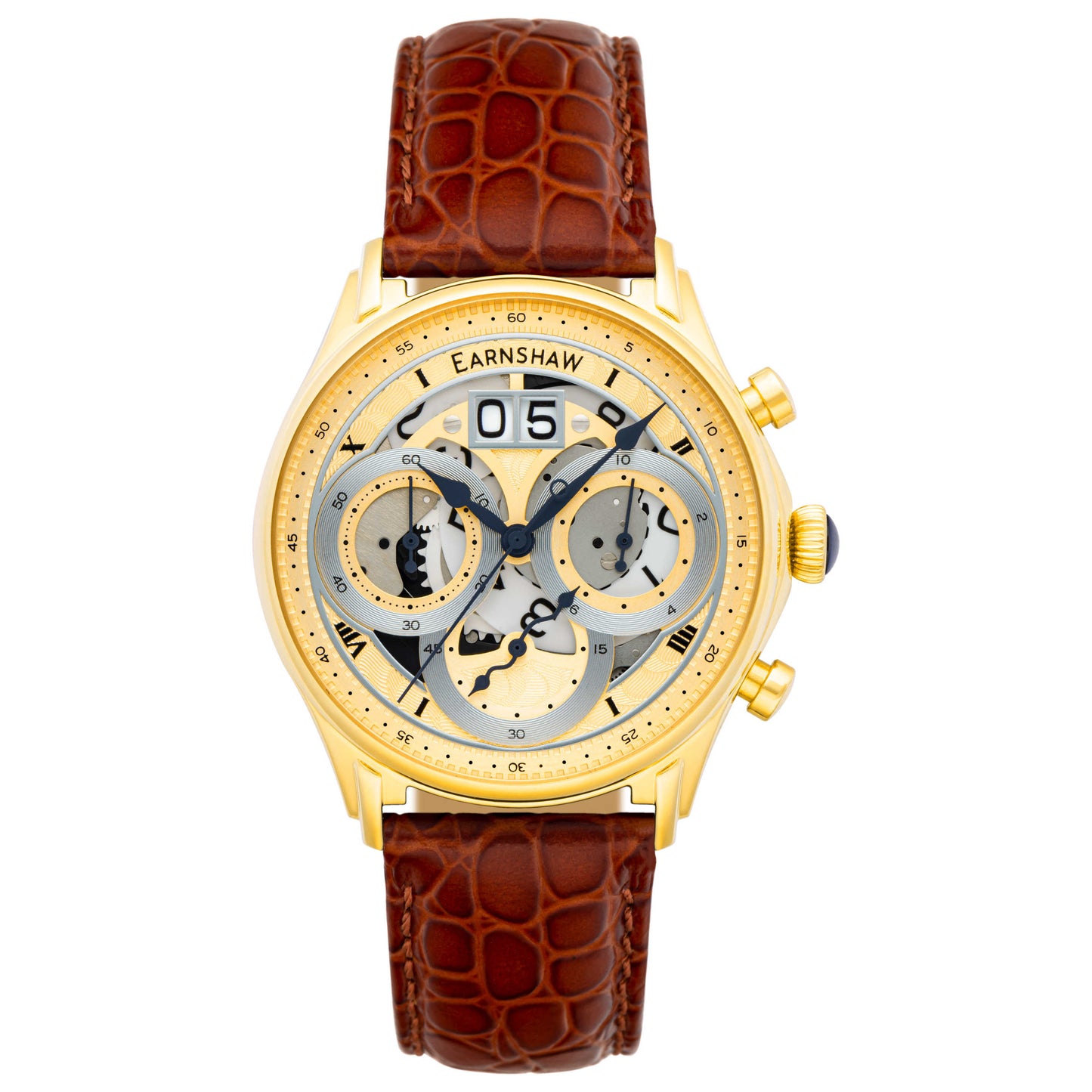Front view of Thomas Earnshaw Nasmyth Men's Quartz Watch ES-8260-04