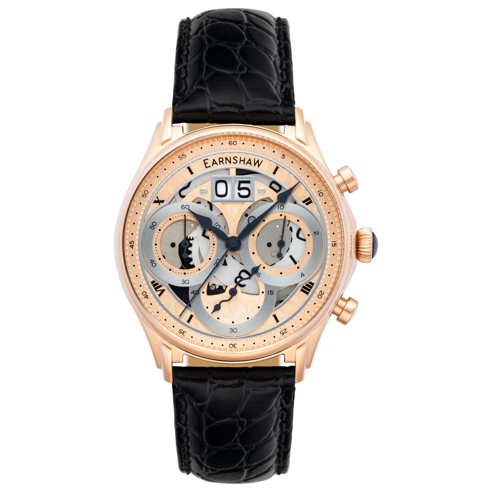 Front view of Thomas Earnshaw Nasmyth Men's Quartz Watch ES-8260-05