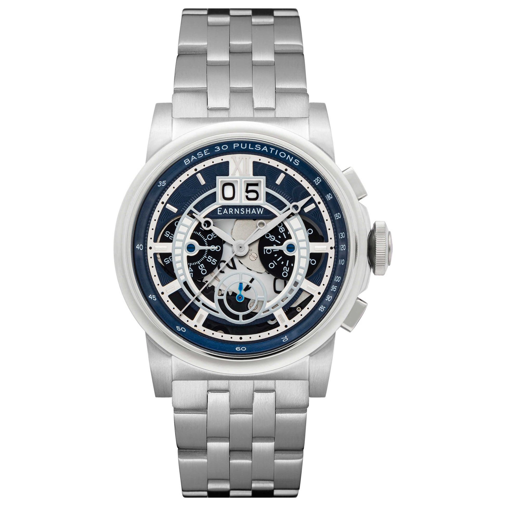Front view of Thomas Earnshaw Hansom Men's Quartz Watch ES-8267-22