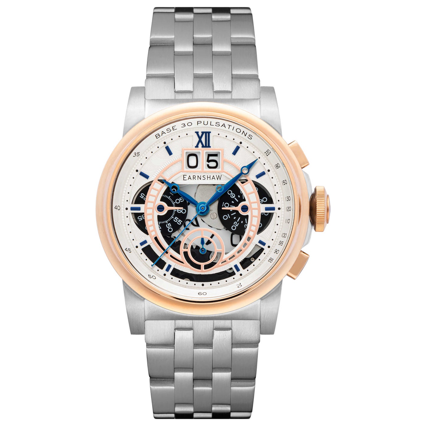 Front view of Thomas Earnshaw Hansom Men's Quartz Watch ES-8267-55