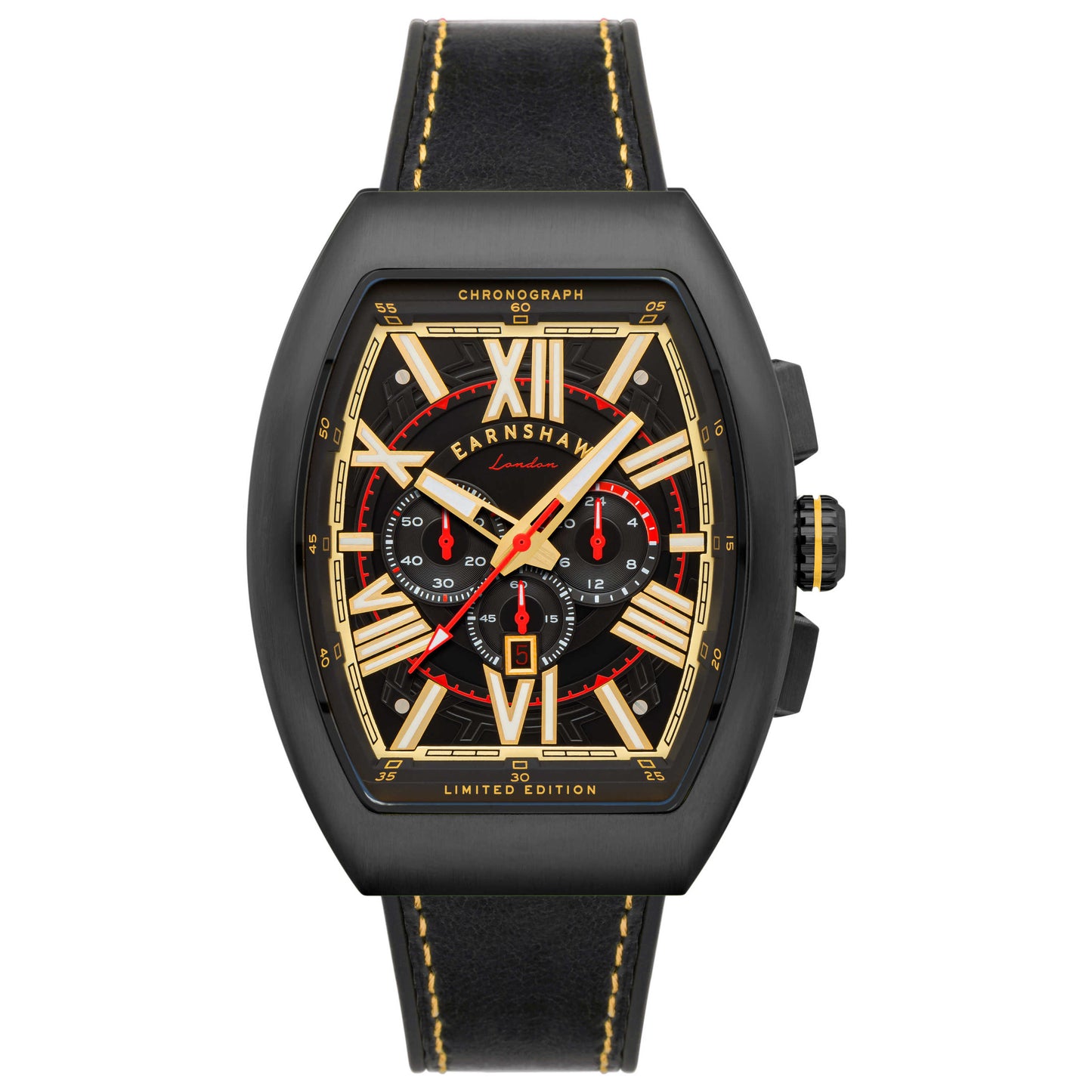 Front view of Thomas Earnshaw Supremacy Men's Quartz Watch ES-8270-04