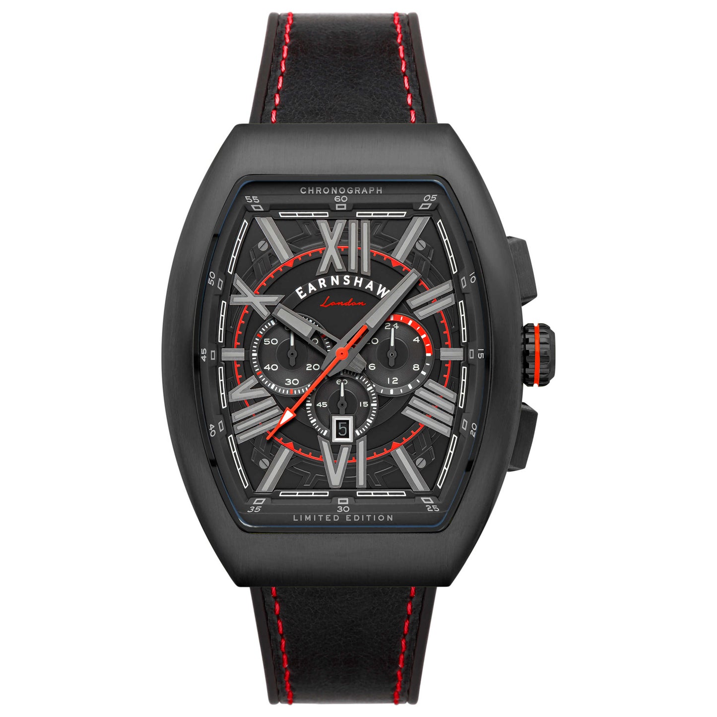 Front view of Thomas Earnshaw Supremacy Men's Quartz Watch ES-8270-06