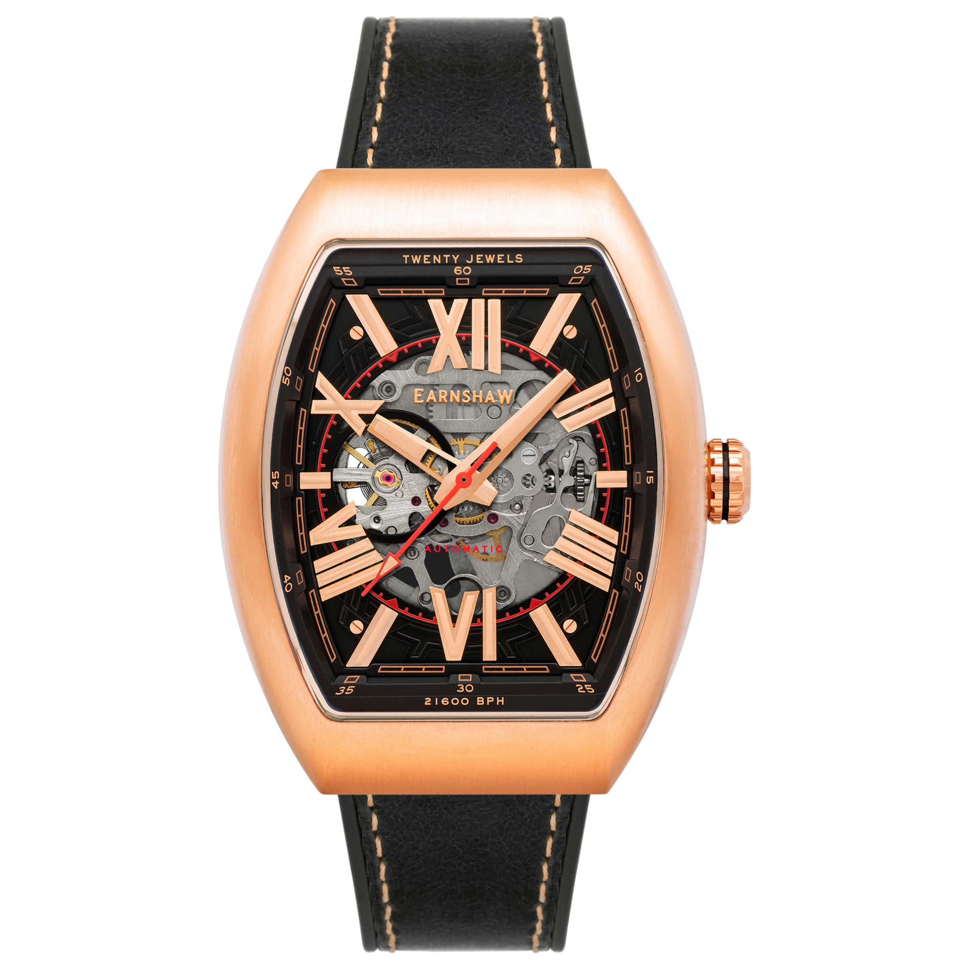 Front view of Thomas Earnshaw Supremacy Men's Automatic Watch ES-8271-03