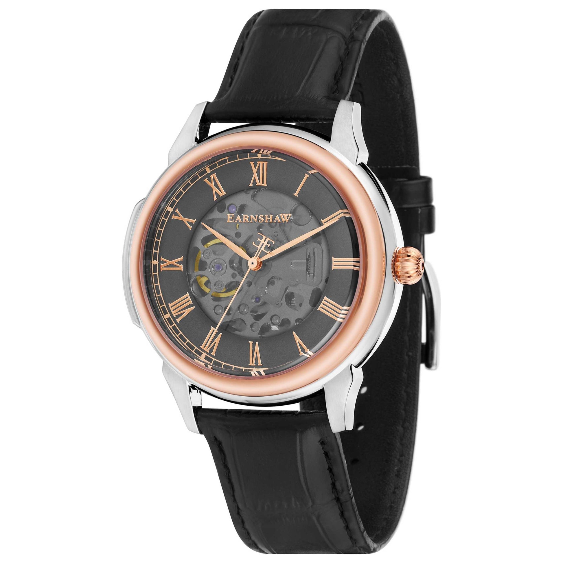 Front view of Thomas Earnshaw Precisto Grand Legacy Men's Automatic Watch ES-8805-04