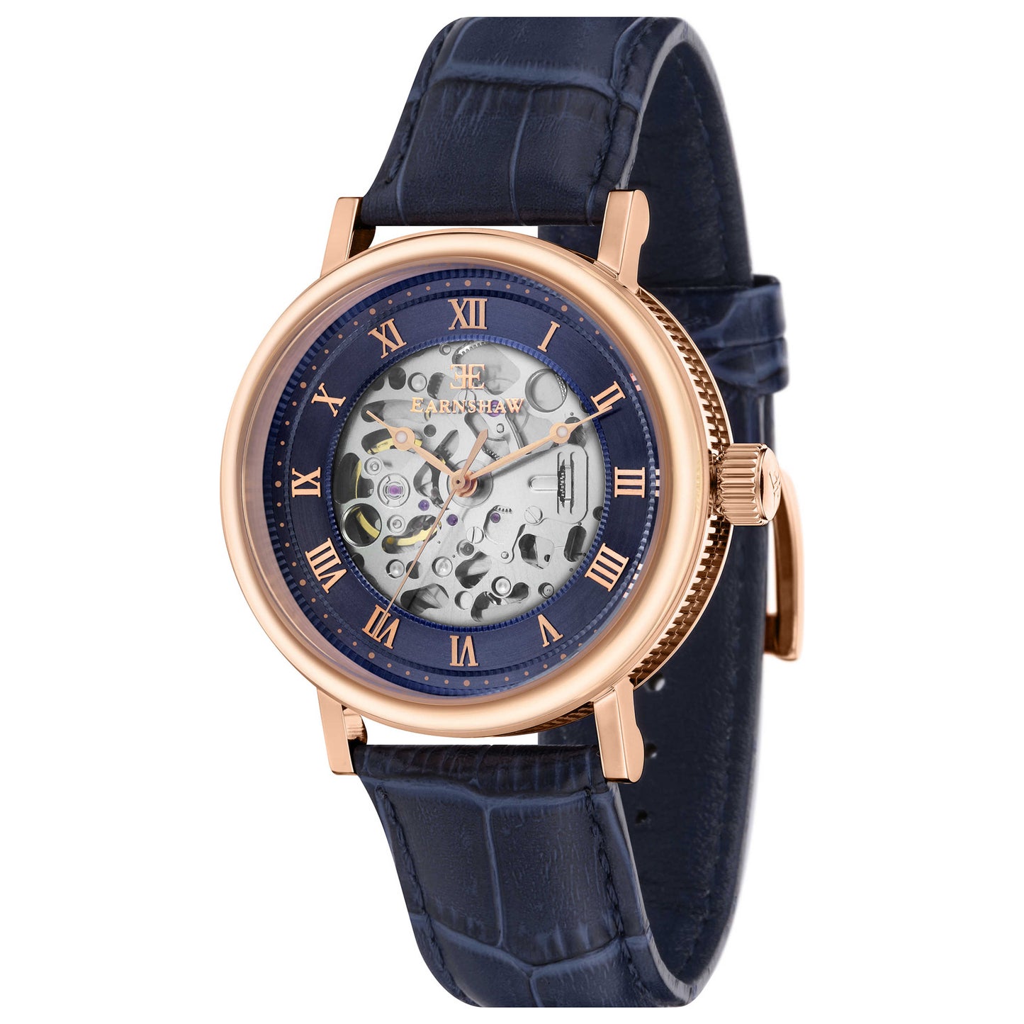 Front view of Thomas Earnshaw Precisto Men's Automatic Watch ES-8806-03