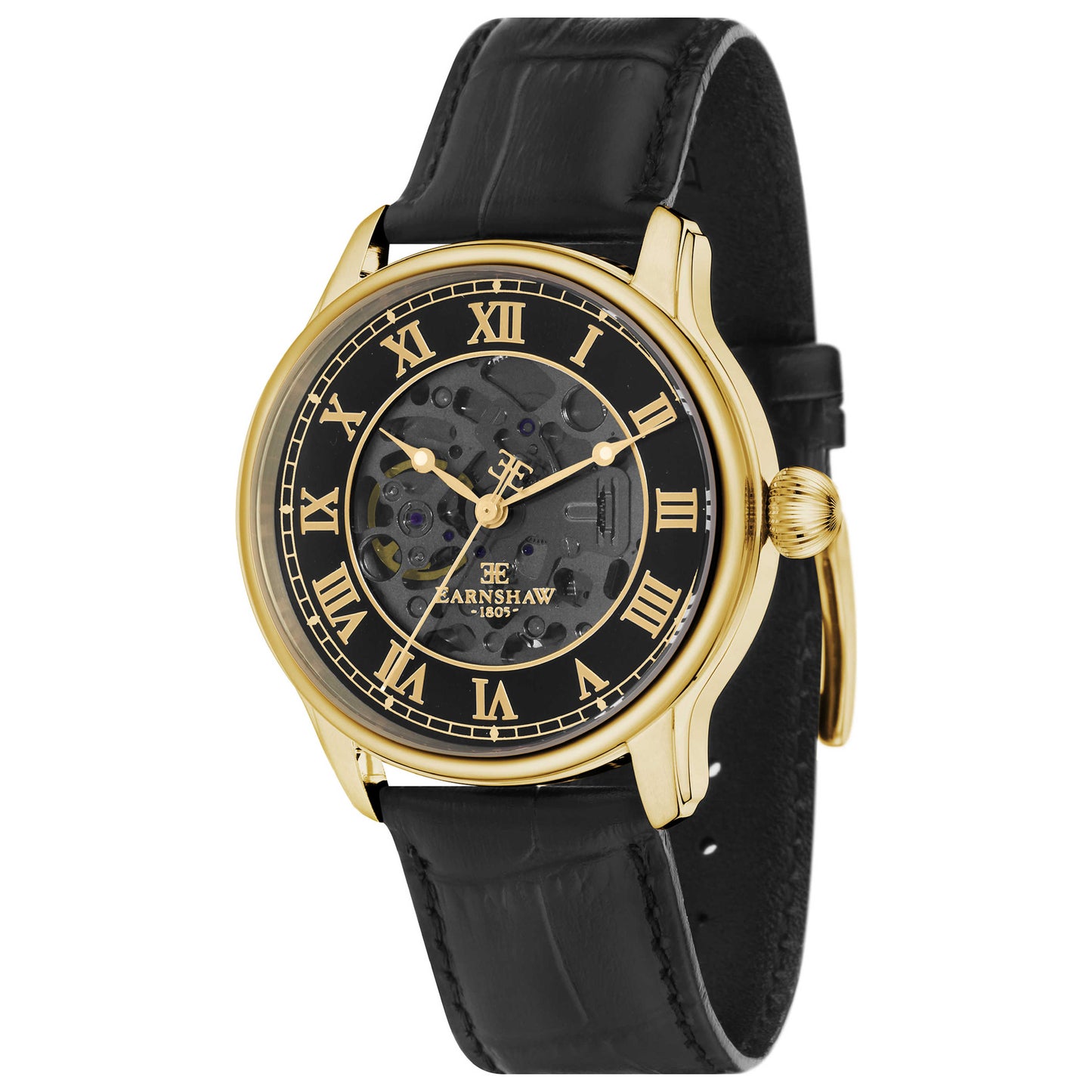 Front view of Thomas Earnshaw Longitude Men's Automatic Watch ES-8807-02