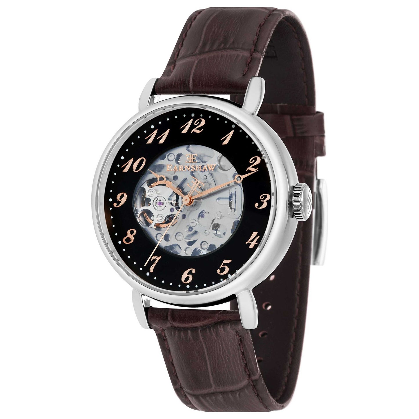 Front view of Thomas Earnshaw Precisto Grand Legacy Men's Automatic Watch ES-8810-03