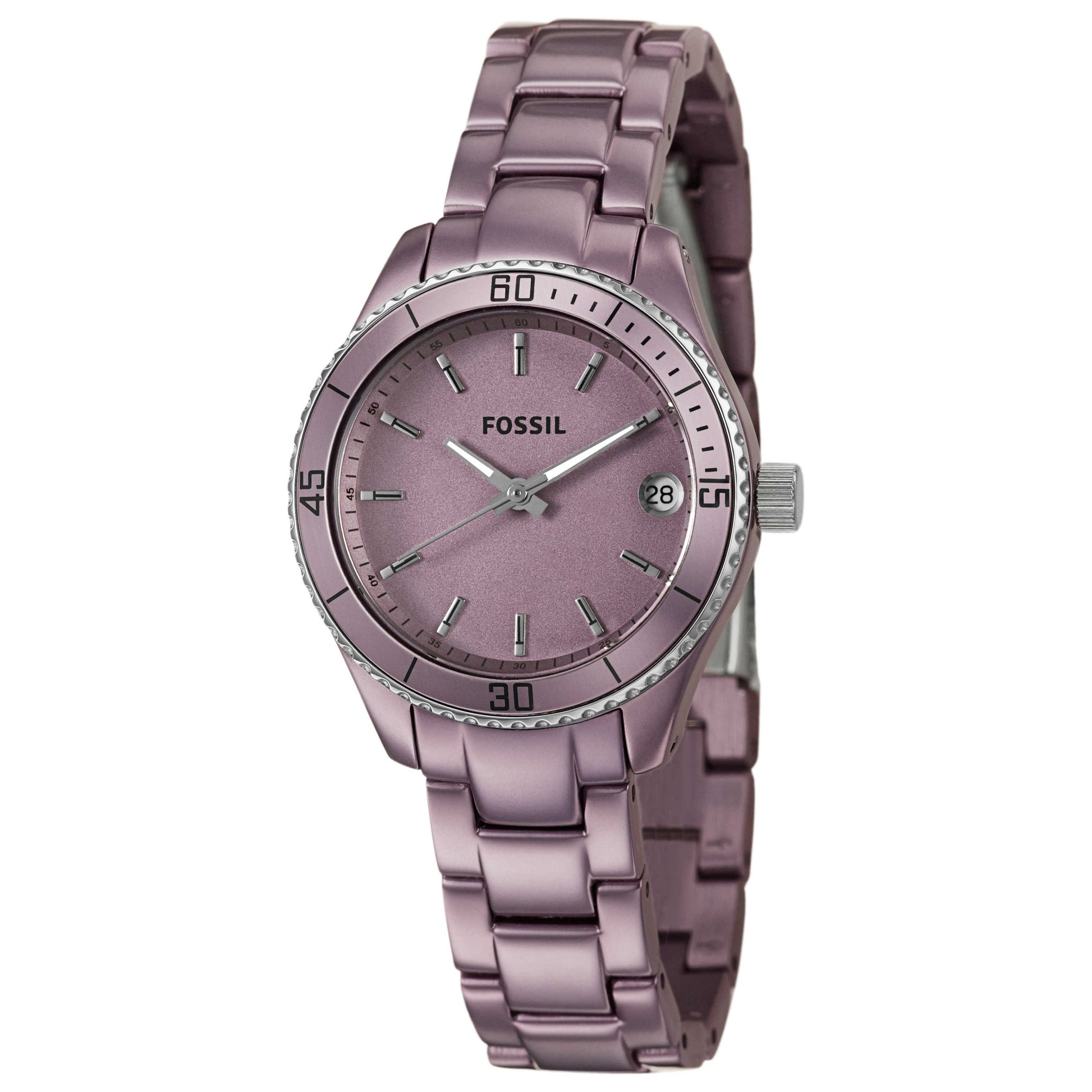 Front view of Fossil Stella Women's Japanese Quartz (Battery-Powered) Watch ES2903