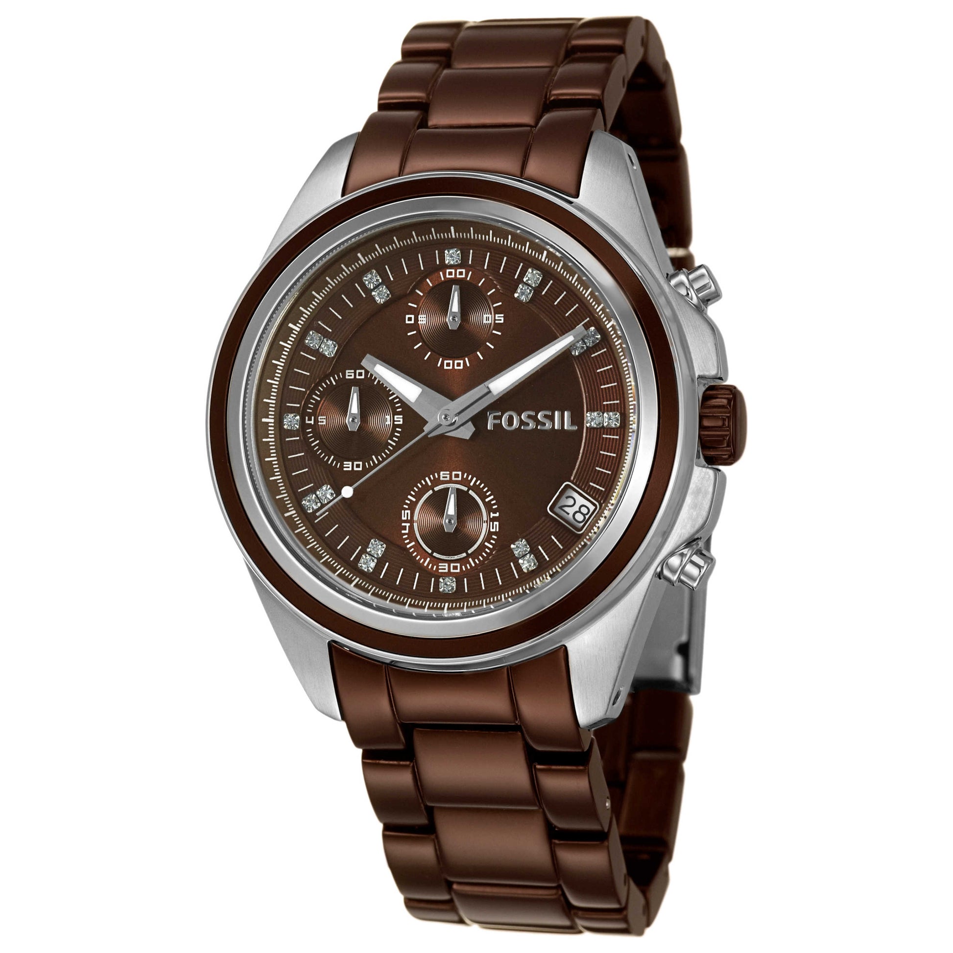 Front view of Fossil Decker Women's Japanese Quartz (Battery-Powered) Watch ES2914