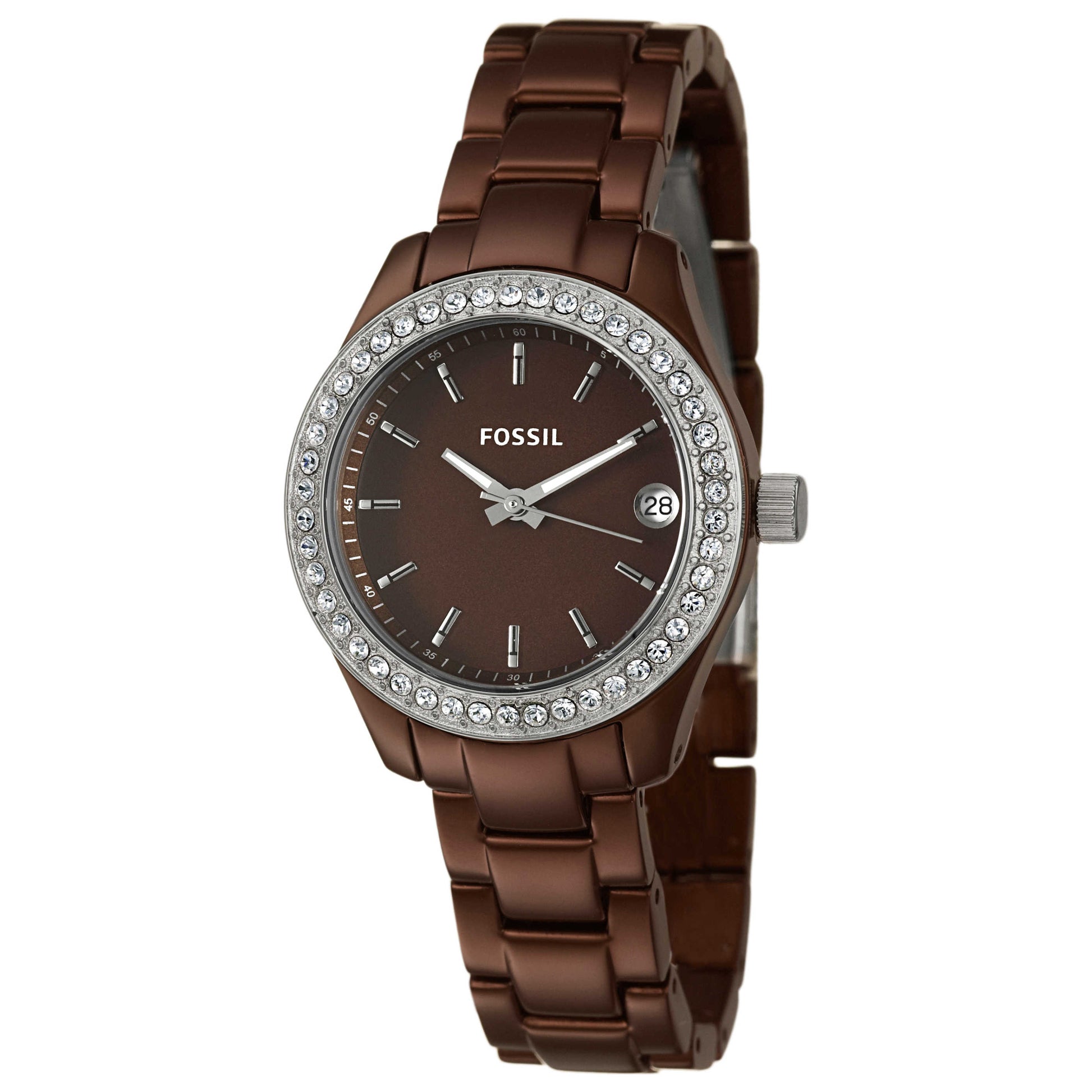 Front view of Fossil Stella Women's Japanese Quartz (Battery-Powered) Watch ES2963