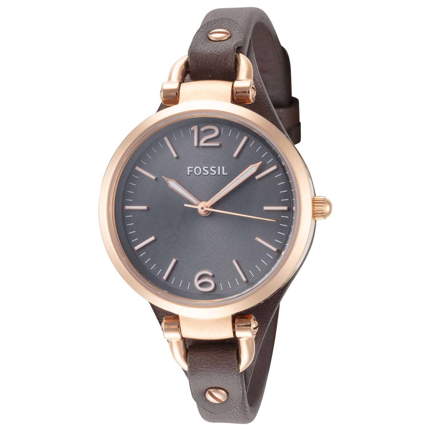 Front view of Fossil Georgia Women's Quartz Watch ES3077