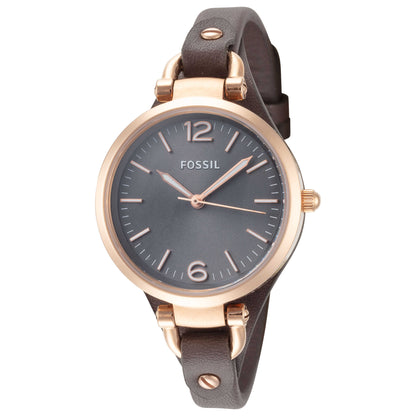 Front view of Fossil Georgia Women's Quartz Watch ES3077