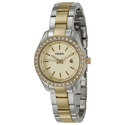 Front view of Fossil Stella Women's Japanese Quartz (Battery-Powered) Watch ES3106