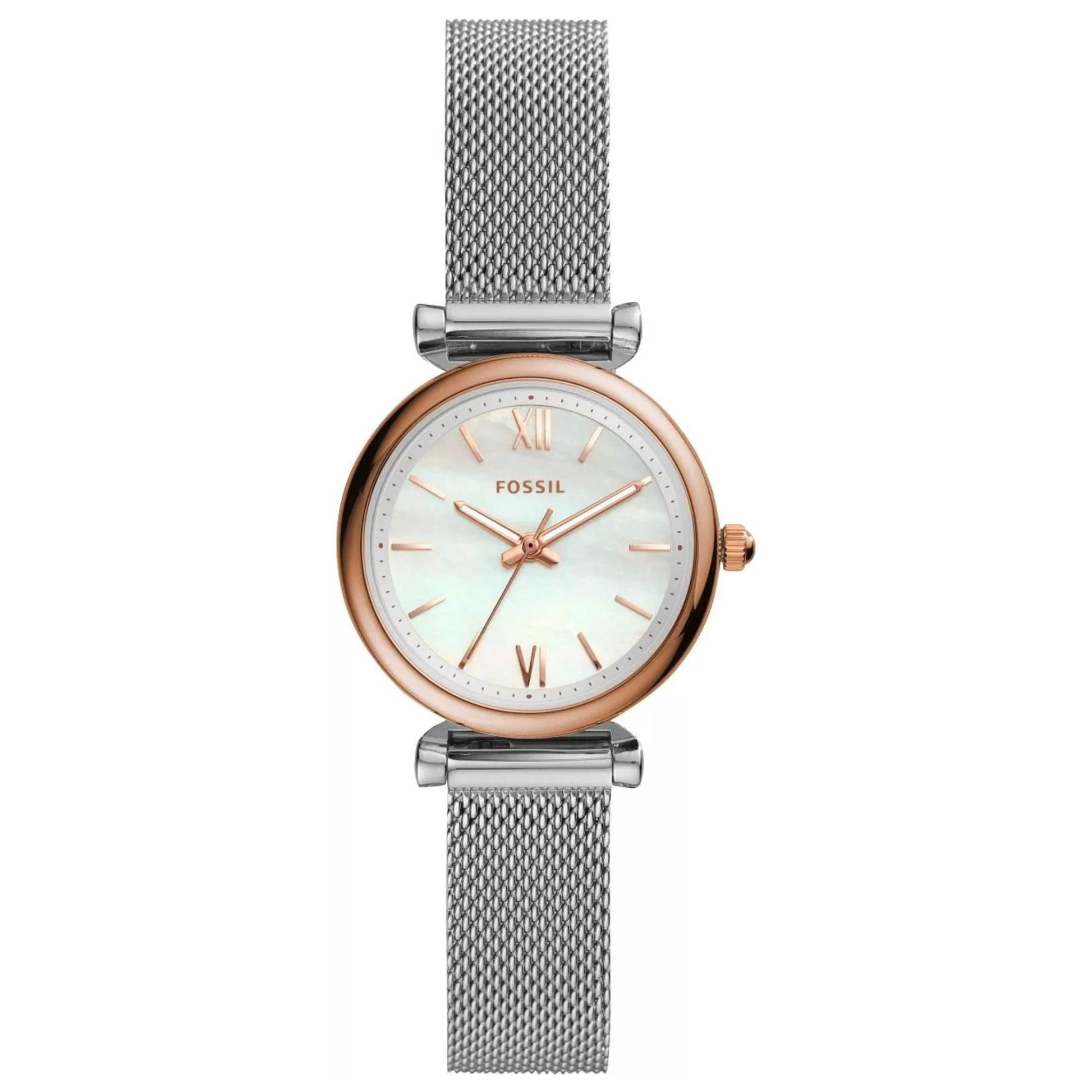 Front view of Fossil Carlie Women's Quartz Watch ES4614