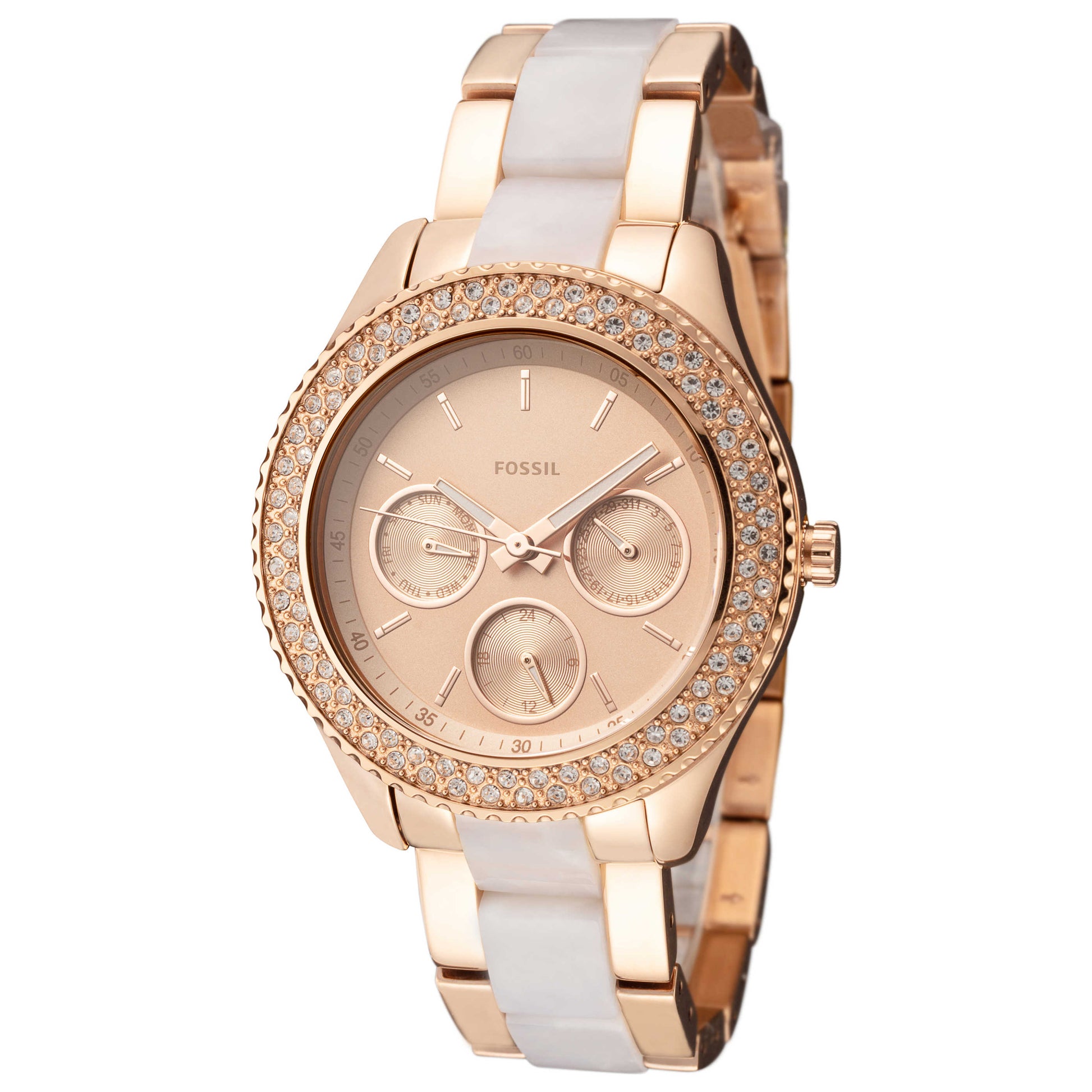 Front view of Fossil Stella Women's Quartz Watch ES4755