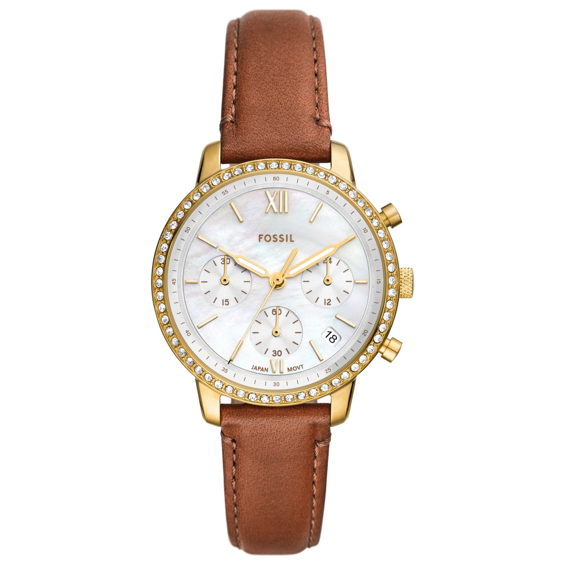 Front view of Fossil Neutra Women's Quartz Watch ES5278