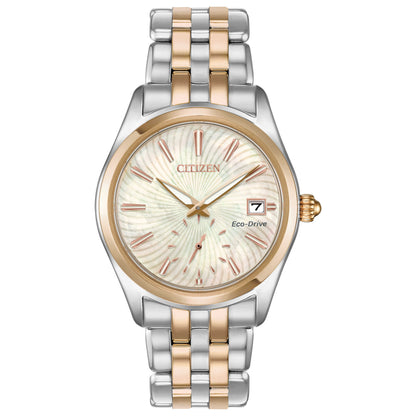 Front view of Citizen Corso Women's Solar Watch EV1036-51Y