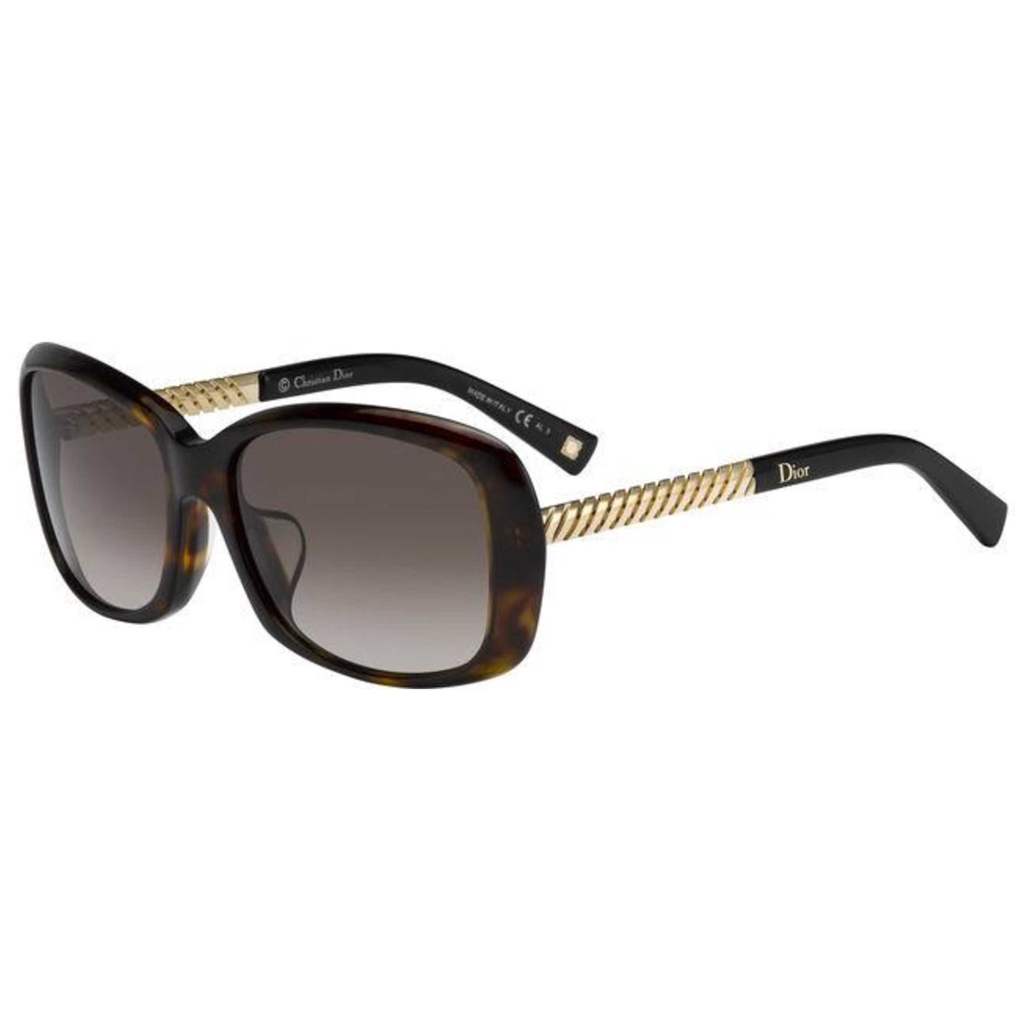 Front view of Christian Dior Ever Women's Sunglasses EVER1FS-ANT-HA