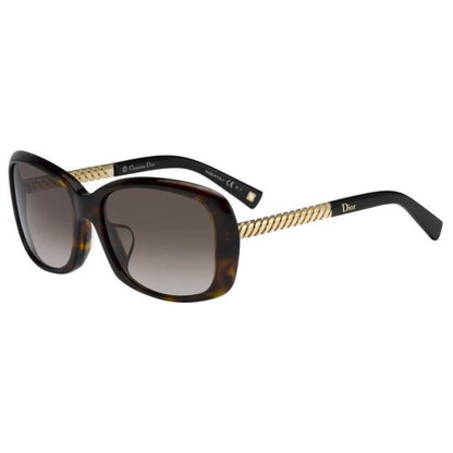 Front view of Christian Dior Ever Women's Sunglasses EVER1FS-ANT-HA