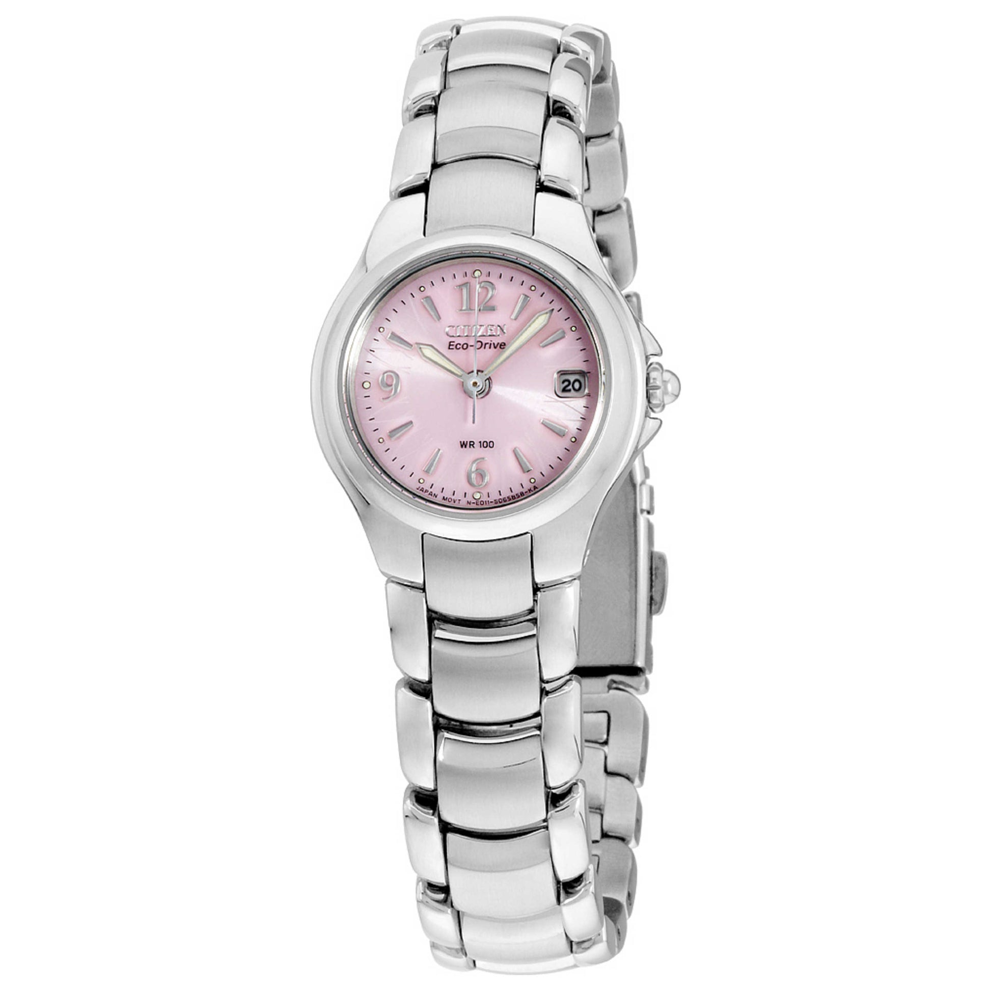 Front view of Citizen Silhouette Women's Solar Powered Quartz Eco-Drive Watch EW1170-51X