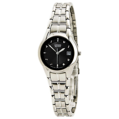 Front view of Citizen Eco-Drive Women's Solar Powered Quartz Eco-Drive Watch EW1410-50E