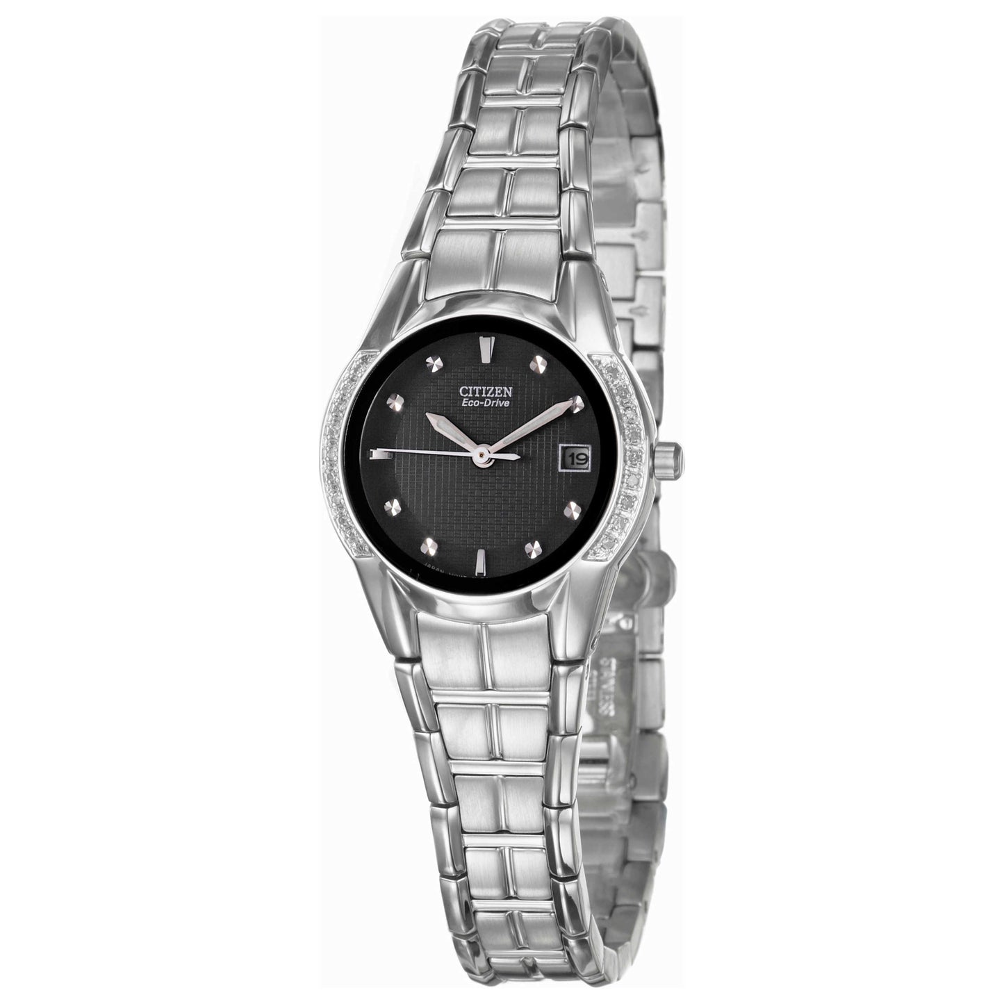 Front view of Citizen Eco-Drive Women's Solar Powered Quartz Eco-Drive Watch EW1460-51E