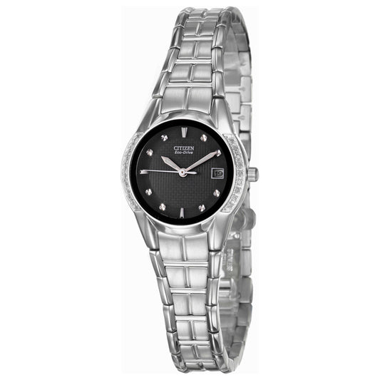 Front view of Citizen Eco-Drive Women's Solar Powered Quartz Eco-Drive Watch EW1460-51E