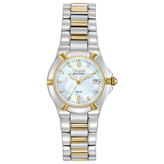 Front view of Citizen Riva Women's Solar Watch EW1534-57D