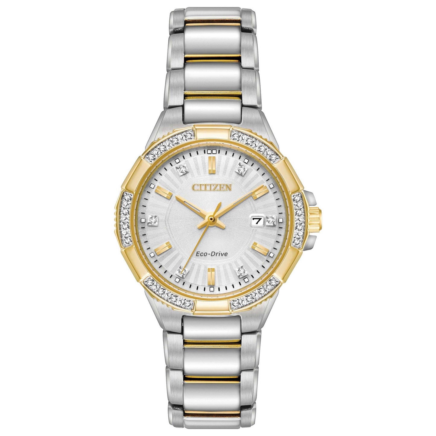 Front view of Citizen Riva Women's Solar Watch EW2464-55A