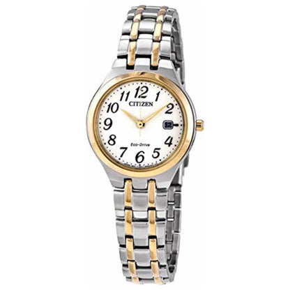 Front view of Citizen Classic Women's Solar Powered Quartz Eco-Drive Watch EW2486-52A