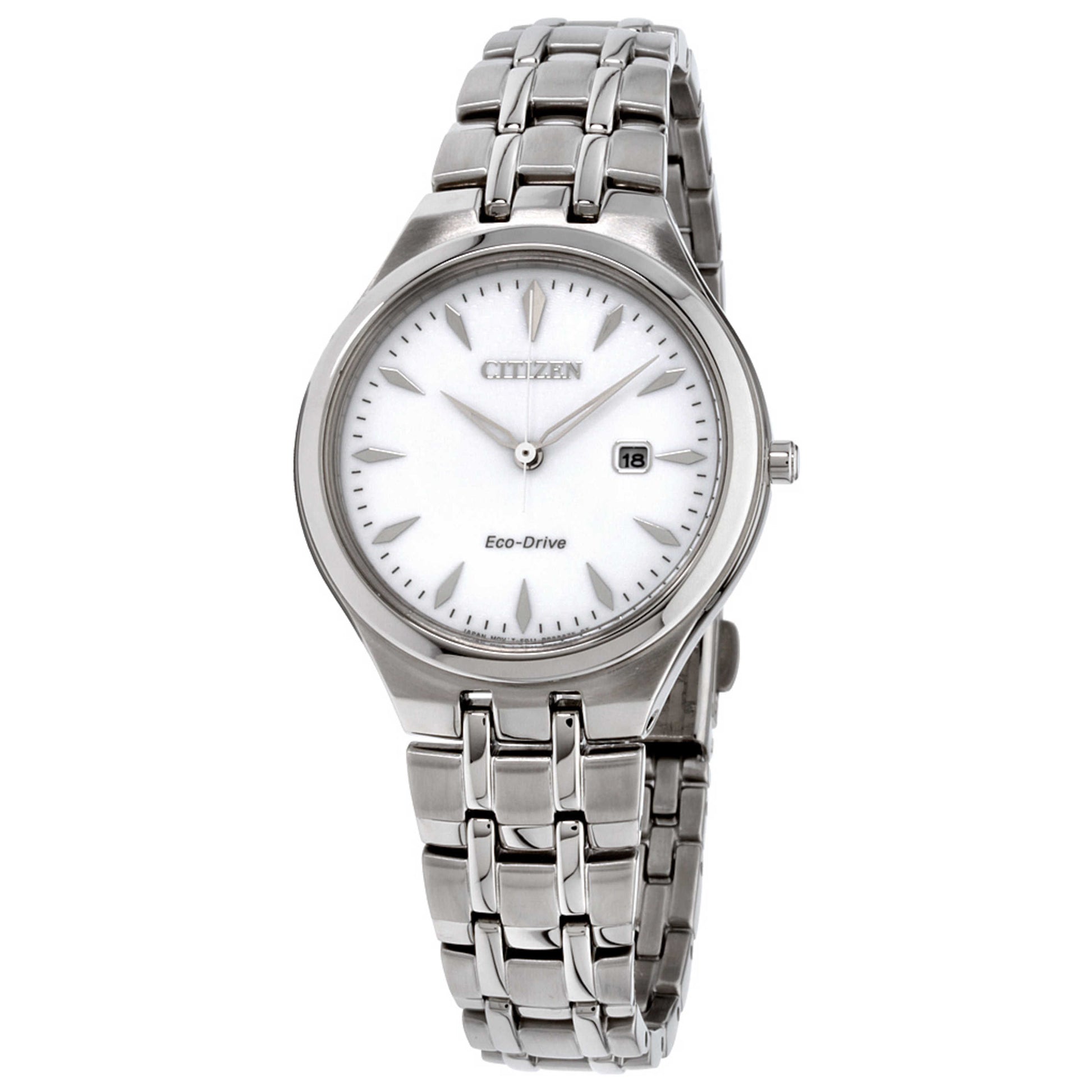 Front view of Citizen Corso Women's Solar Powered Quartz Eco-Drive Watch EW2490-55A