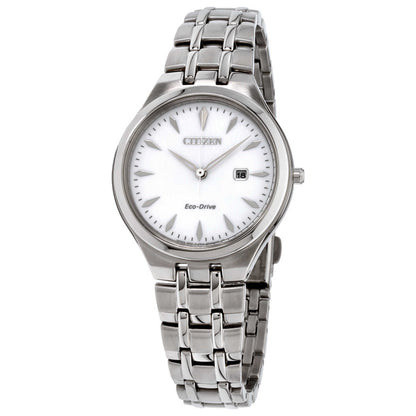 Front view of Citizen Corso Women's Solar Powered Quartz Eco-Drive Watch EW2490-55A