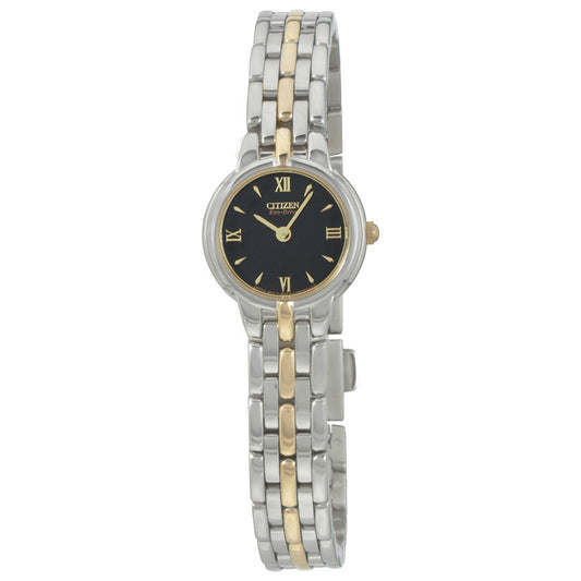 Front view of Citizen Silhouette Crystal Women's Solar Watch EW9334-52E