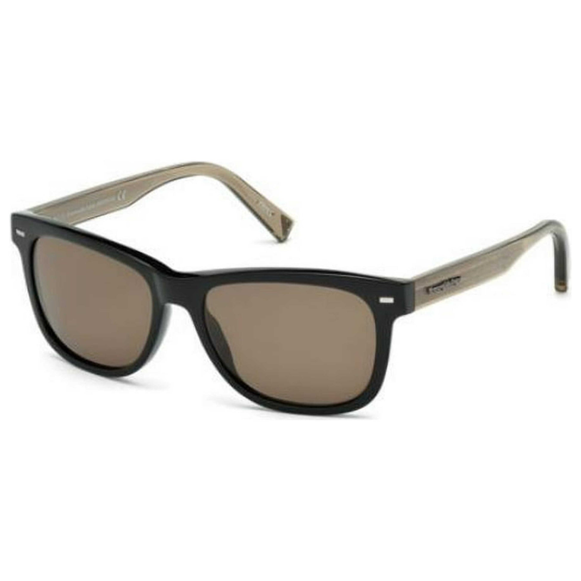 Front view of Zegna Women's Sunglasses EZ0028-54-01M