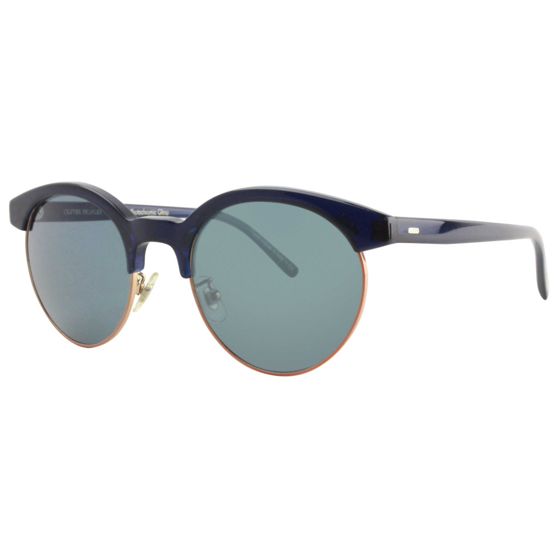 Front view of Oliver Peoples Fashion Men's Sunglasses EZELLE-1566R8-51