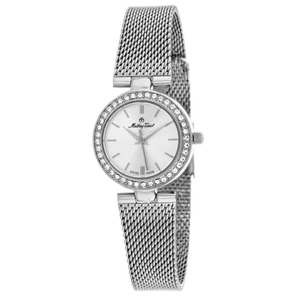 Front view of Mathey Tissot Fleury XV Women's Quartz Watch F003AI
