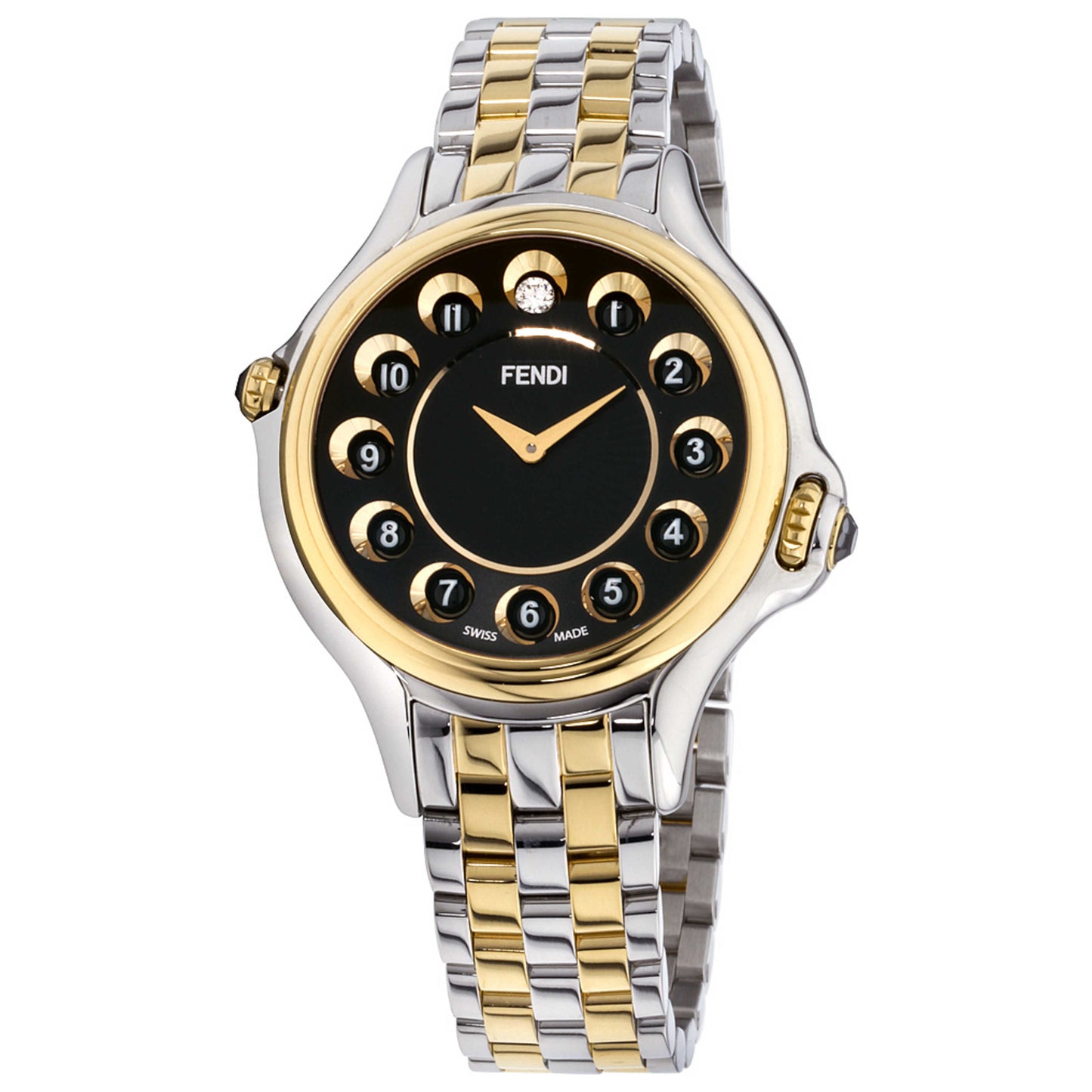 Front view of Fendi Crazy Carats Women's Quartz Watch F107131000T07