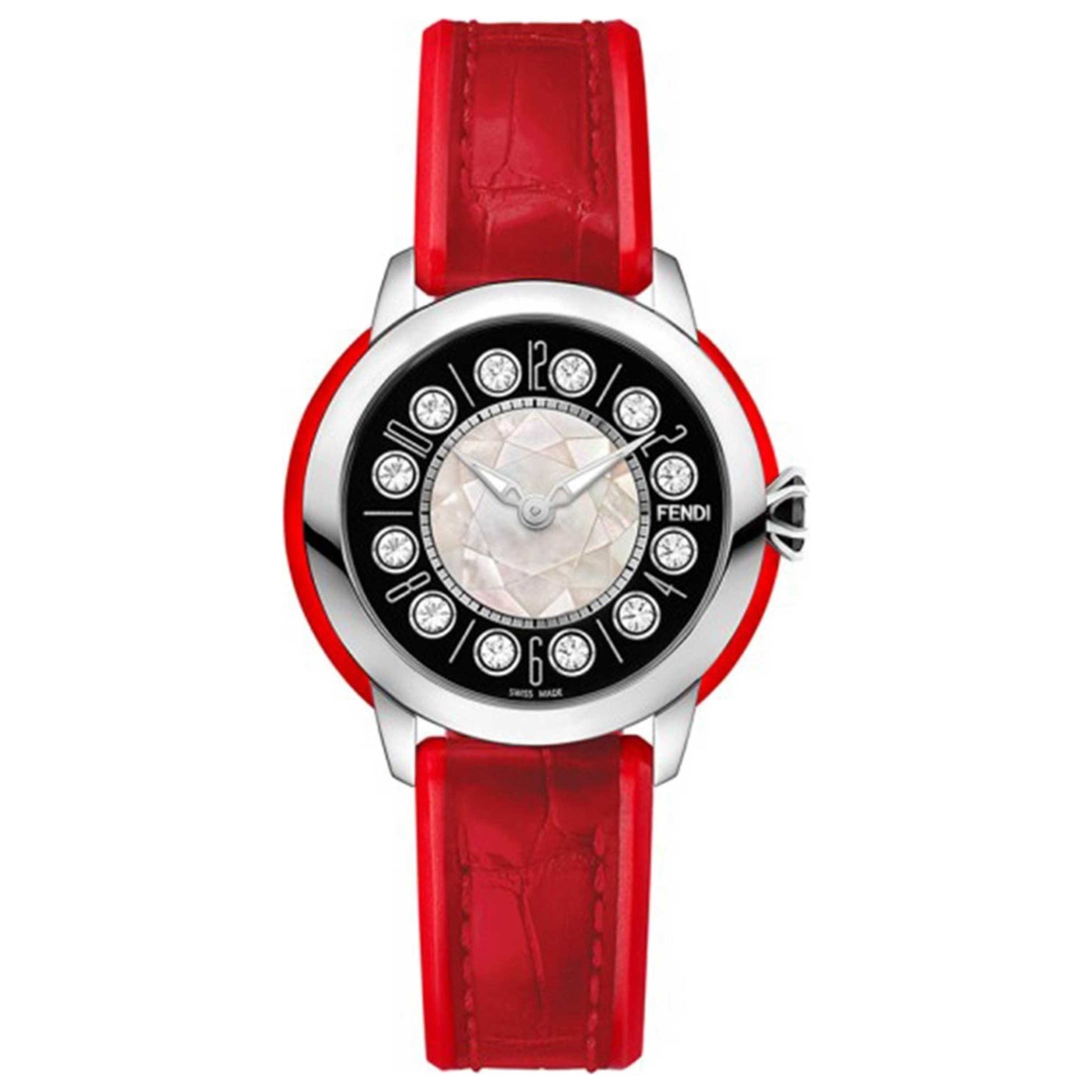 Front view of Fendi Ishine Women's Quartz Watch F136031573T01
