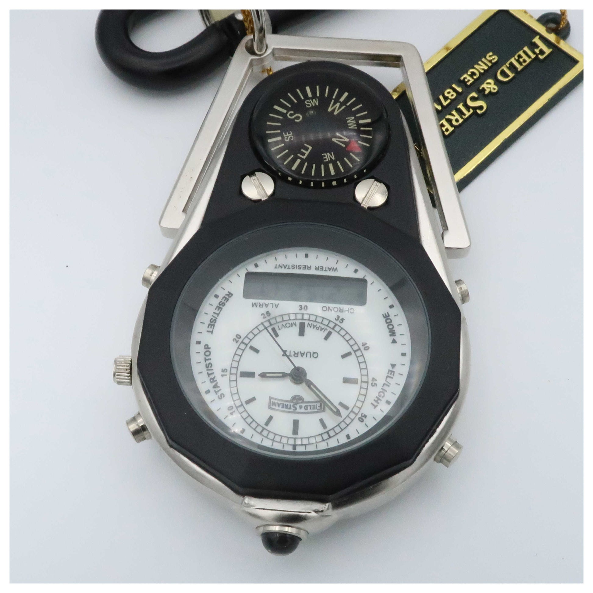 Front view of Field + Stream Trail Lite Men's Japanese Quartz (Battery-Powered) Watch F165FOBW-PO