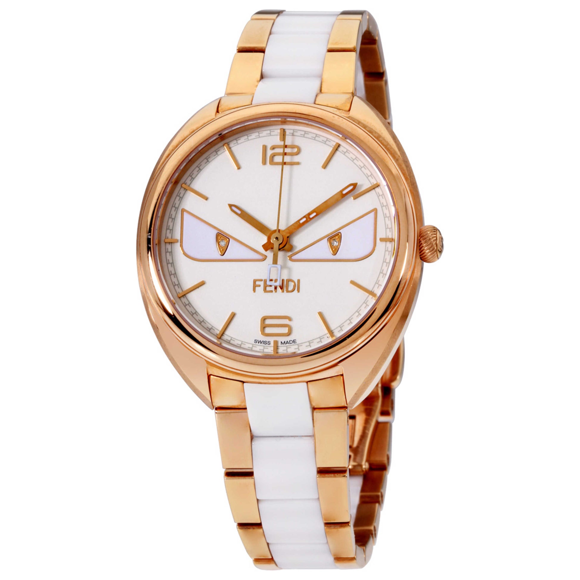 Front view of Fendi Momento Women's Quartz Watch F216534104D1