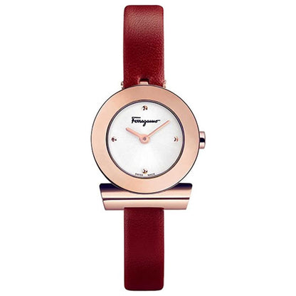 Front view of Ferragamo Gancino Women's Quartz Watch F43020017