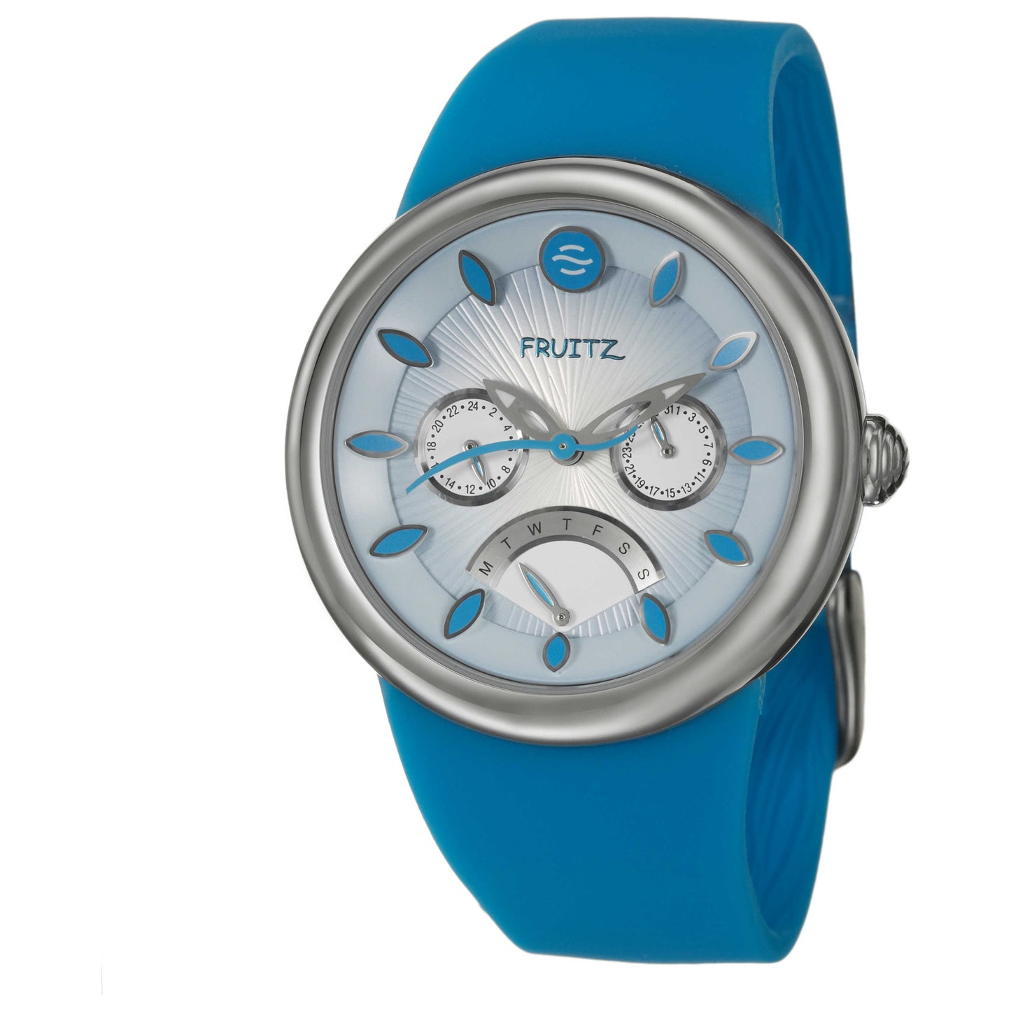 Front view of Fruitz Happy Hour Women's Quartz Watch F43S-BL-TQ