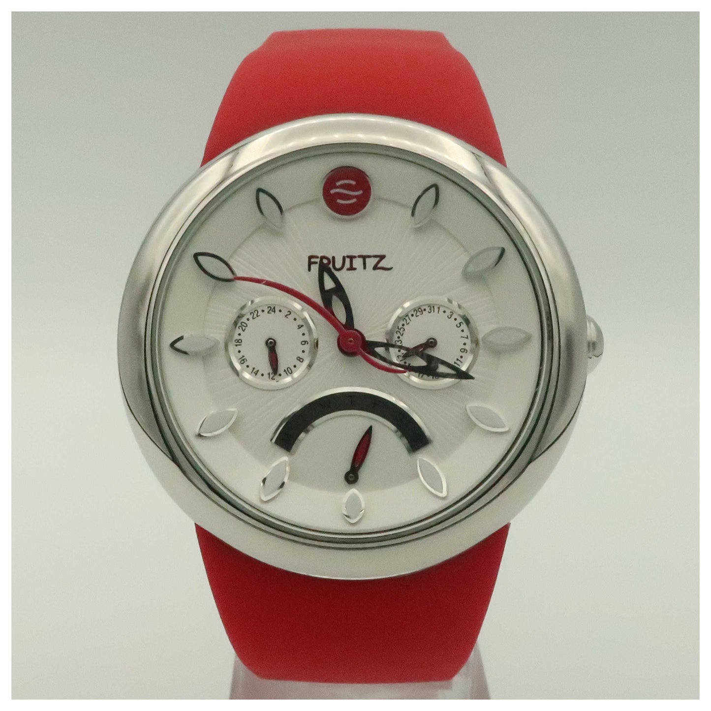 Front view of Fruitz Happy Hour Women's Quartz Watch F43S-M-R-PO
