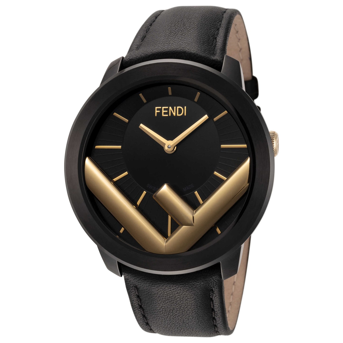 Front view of Fendi Run Away Men's Quartz Watch F712111011