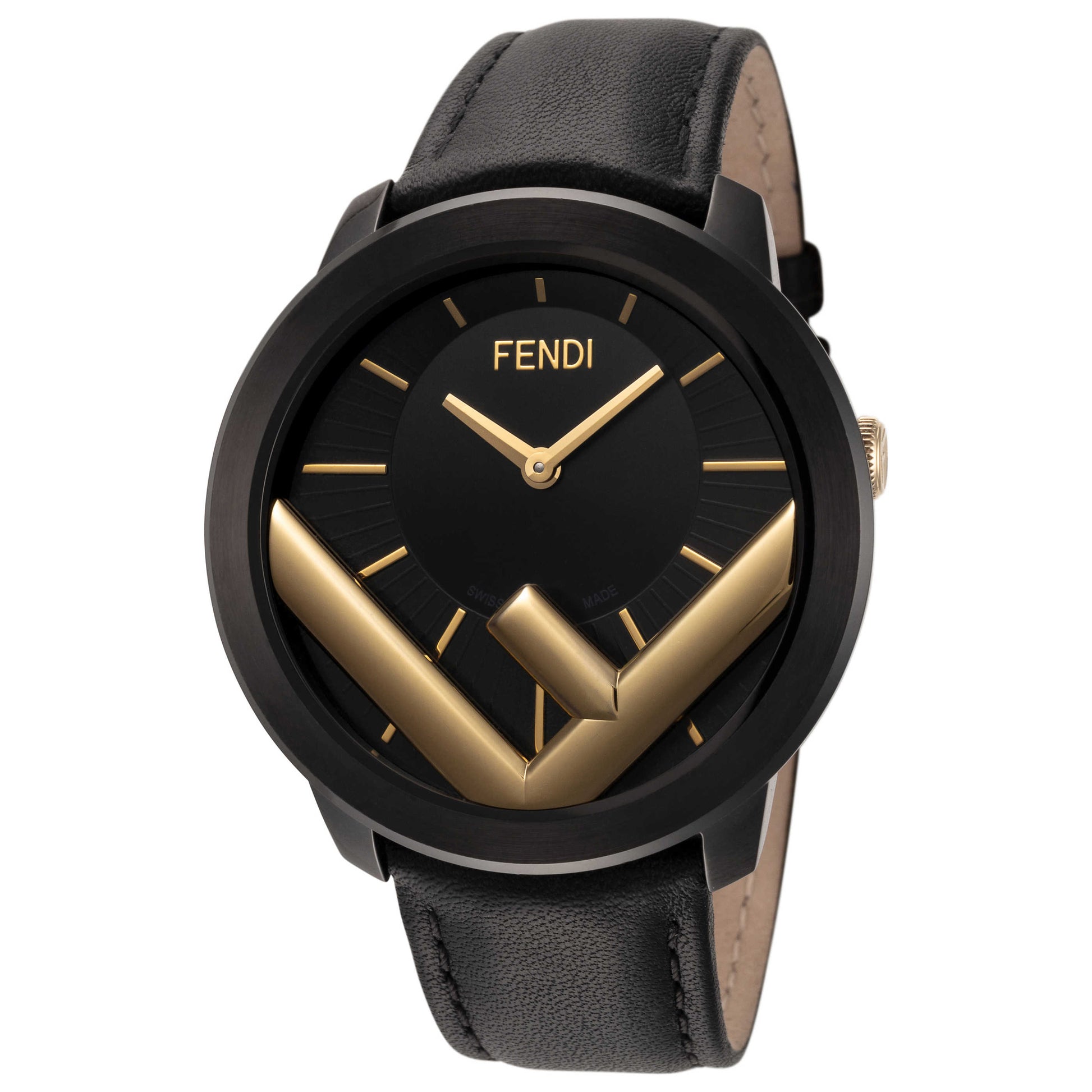 Front view of Fendi Run Away Men's Quartz Watch F712111011
