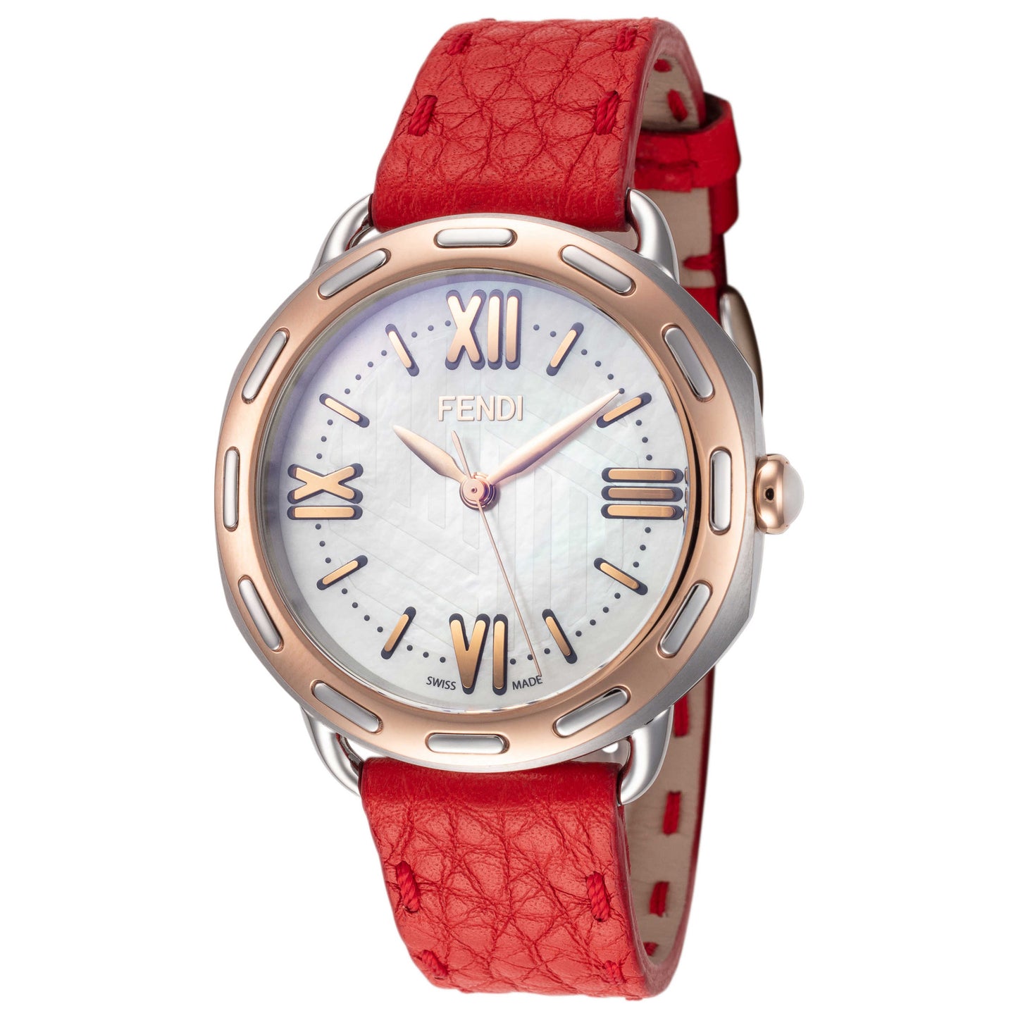 Front view of Fendi Selleria Unisex Quartz Watch F8302345H0
