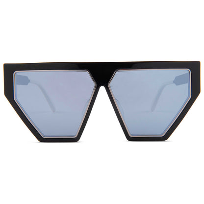 Irresistor Fashion Unisex Sunglasses FALCON-BLKSV-S0205-0 - Image #2